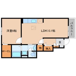 高田市駅 徒歩13分 1階の物件間取画像